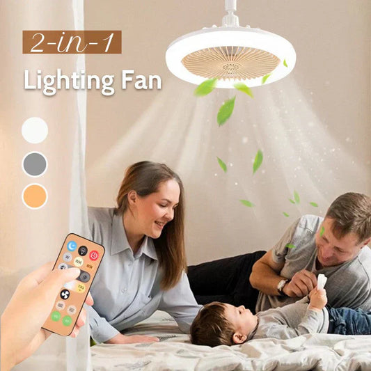 💡50% KORTING🔥LED-plafondventilator met afstandsbediening – 3 snelheden, stille DC-motor en dimbaar licht – Perfect voor de slaapkamer en de woonkamer ✨