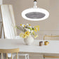 💡50% KORTING🔥LED-plafondventilator met afstandsbediening – 3 snelheden, stille DC-motor en dimbaar licht – Perfect voor de slaapkamer en de woonkamer ✨