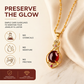 💎 TIJDELIJKE AANBIEDING: 50% KORTING! ✨ Elegante druppelvormige ketting met klavertjevier – symbool van geluk, minimalistische stijl 🍀