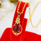💎 TIJDELIJKE AANBIEDING: 50% KORTING! ✨ Elegante druppelvormige ketting met klavertjevier – symbool van geluk, minimalistische stijl 🍀