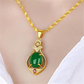 💎 TIJDELIJKE AANBIEDING: 50% KORTING! ✨ Elegante druppelvormige ketting met klavertjevier – symbool van geluk, minimalistische stijl 🍀