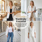 🤵‍♀️ TIJDELIJK 50% KORTING! ✨ Witte Kant Blazer – Slim Fit, 3/4 Mouw, Elegante Overgang 👑
