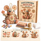 🐭❤️ 50% KORTING! Stop met scrollen en naai je eigen schattige muis! Deze complete set geeft je alles – stof, vulling, naald – en voor je het weet hou je een zelfgemaakt vriendje in je handen!