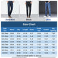 👖 Herenjeans met hoge taille en rechte pasvorm, van stretchstof