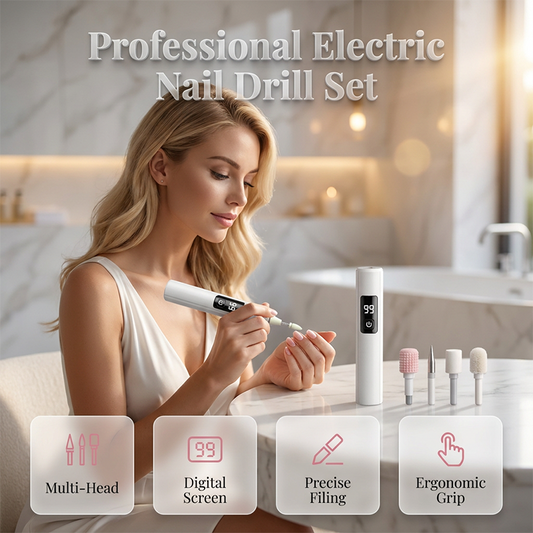 💅 AANBIEDING! Koop 3 = 4 Gratis! ✨ Professionele Elektrische Nagelpolijster – 99 Snelheden, Digitaal Display & Ergonomisch Design 🌟
