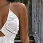 🥳 50% KORTING! 🥳 Sexy maxi-jurk met V-hals voor dames
