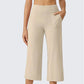 🎁2026 Nieuwe collectie 50% KORTING💥Stretch cropped broek met hoge taille voor dames