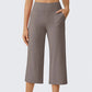 🎁2026 Nieuwe collectie 50% KORTING💥Stretch cropped broek met hoge taille voor dames
