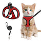 Reflecterend Mesh Tuigje en Riem Set voor Katten & Kleine Honden