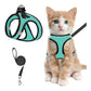 Reflecterend Mesh Tuigje en Riem Set voor Katten & Kleine Honden
