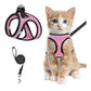 Reflecterend Mesh Tuigje en Riem Set voor Katten & Kleine Honden