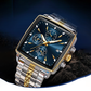 💥Heren klassiek vierkante wijzerplaat quartz horloge