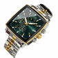 💥Heren klassiek vierkante wijzerplaat quartz horloge