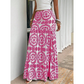 Dames Maxi Rok Zomervakantie Lange Rok