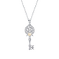 🔮🔑 Ketting met glanzende opaal-sleutel💖
