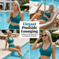 Dames high-waisted gerimpelde bikiniset