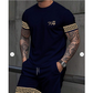 Heren zomer 2-delige casual set met T-shirt en shorts