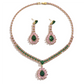 🌸 50% OFF NOW! 🌸Pink & groen zircon: de blikvanger die elke outfit laat stralen