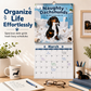 50% KORTING – Wandkalender met Grappige Teckels – 12 Maanden Vol Ondeugende Honden & Humor