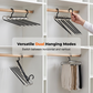 📢📢50% KORTING!! ⏰ Ruimtebesparende broekenhanger met meerdere lagen – Verticale kastorganizer voor jeans, broeken, sjaals en stropdassen, compact opbergrek voor de kledingkast ✨