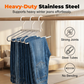 📢📢50% KORTING!! ⏰ Ruimtebesparende broekenhanger met meerdere lagen – Verticale kastorganizer voor jeans, broeken, sjaals en stropdassen, compact opbergrek voor de kledingkast ✨