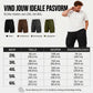 🩳 NU 50% KORTING! 🔧 Heren Casual Cargo Kniebroek – Grote Zakken & Wijde Pasvorm 🌲